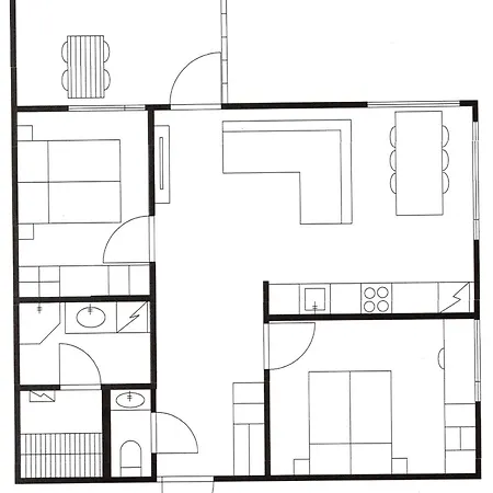 Апартаменты Rauhallinen Kolmio Omalla Saunalla Tampereen Keskustassa *
